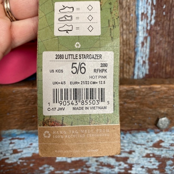 Reef Girls Little Stargazer Pink Sandal - Picture 4 of 4